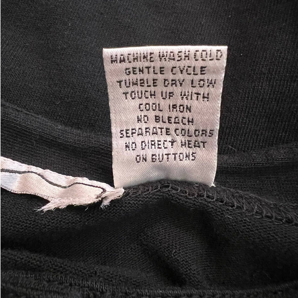 Black Cardigan Sweater with Embroidered Fun Flamingoes Size Medium - Picture 8 of 8